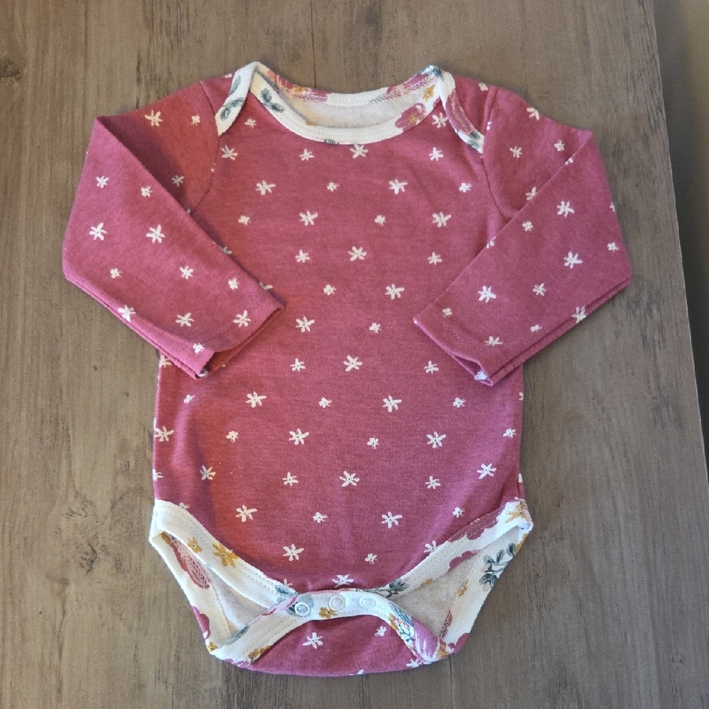 Le Top Pink Pattern Bodysuit